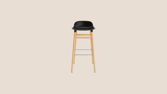 Chaise Form Barstool