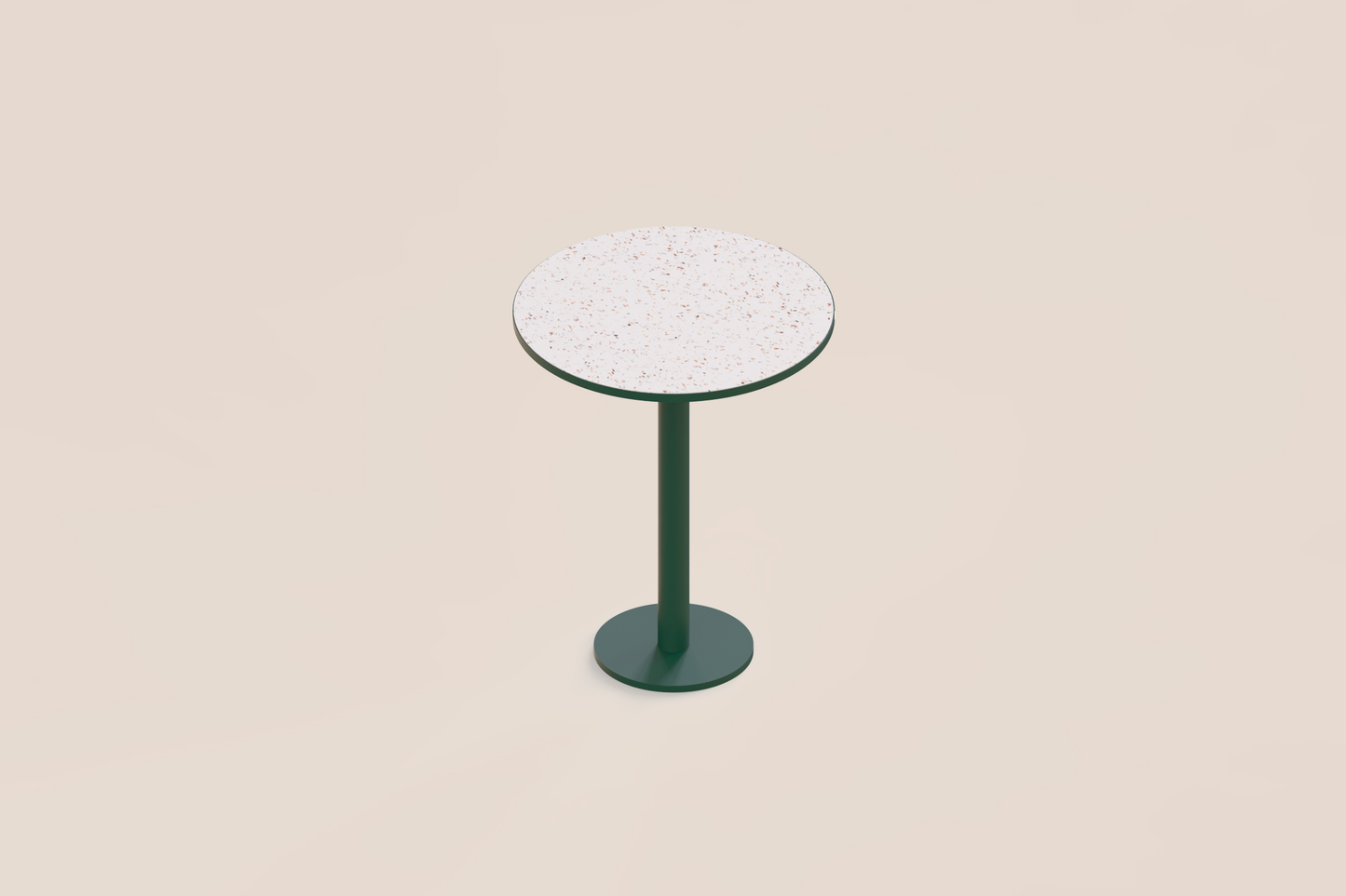 Table bistrot Morning - plateau plastique recyclé