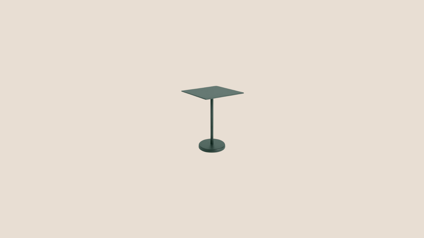 Table Bistrot Linear Steel