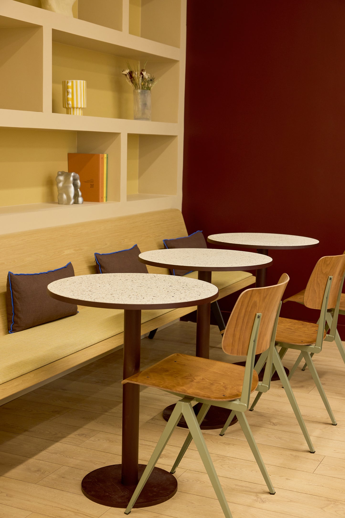 Table bistrot Morning - plateau plastique recyclé